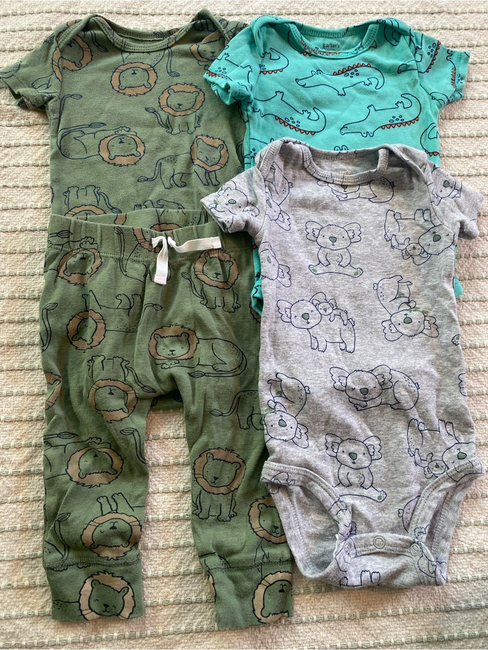Set of 4 Carter’s 9 Month Baby Clothes